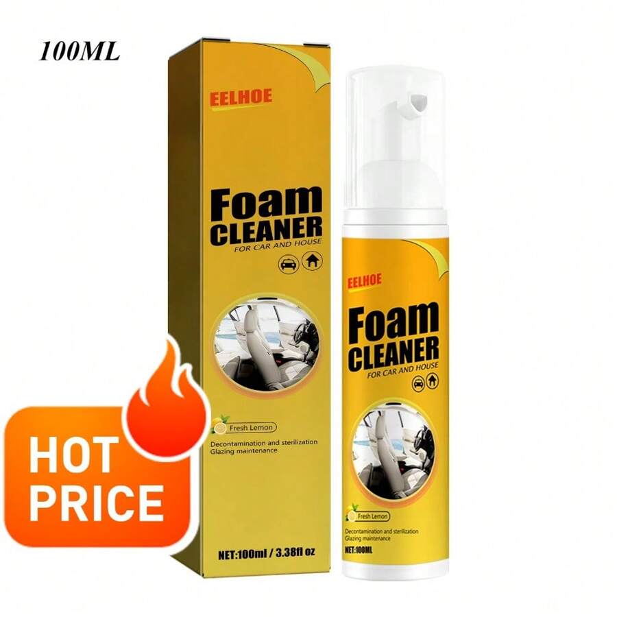 Car Foam Cleaner Interior Stain Removal Car Interior Leather Foam Clean