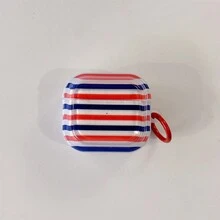 Vỏ bảo vệ tai nghe AirPods 1/2 sọc đỏ xanh, Vỏ bảo vệ tai nghe AirPods Pro chống rơi bằng silicon tương thích với Airpods 3/4 - trong suốt - Xem 15