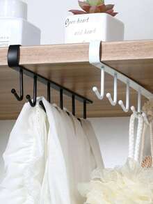 Iron Hook Mug Hook, Space Saving Kitchen Storage Rack, Household Multi-Purpose Rack, Cup Rack, Non Perforated Hanging , Sponge Drain Rack, Shovel Spoon Mixer Storage Rack, Food Storage Room Closet Storage Accessories, Home Decoration