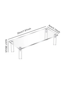 1PC化妆品护肤品展示架透明多层手摇盲盒阶梯式收纳货架储物展示架口红香水收纳展示架 - 彩色 - 查看 7