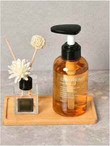 1 件竹制储物托盘 - 多功能台面储物盒，适用于浴室必需品、洗发水和沐浴露架、厨房和餐厅装饰、浴室台面储物盒、浴室储物盒台面、厨房、圣诞节 - 黃色 - 查看 2