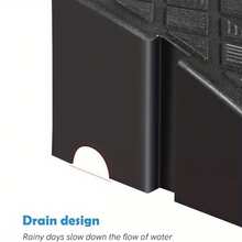 2X Portable Kerb Door Ramps Car Wheelchair Mobility Scooter Bike Access Ramp UK - Black - View 5