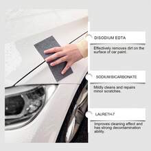 Nano Sparkle Cloth Car Scratches Remover,6PCS Multi-Purpose Nano Magic Cloth Easy To Repair Small Scratched Water Spots Scratch Car Remover For All Car - White - View 6