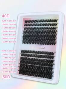 280 de gene individuale, clustere, 10D+20D/20D+30D/30D+40D/40D+50D, gene mixte, bucle D, 14 rânduri, care arată ca extensii de gene, aplicare manuală acasă - D - Vizualizare 11