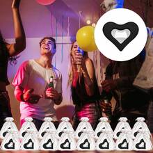 31 件啤酒开瓶器 10 件爱心开瓶器 不锈钢啤酒开瓶器 10 件纱袋 10 件卡片 一条绳子 适用于厨房酒吧餐厅，重型啤酒开瓶器适用于钱包口袋婚礼生日派对 - 多色 - 查看 9