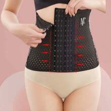 Z&D Lingerie Women's Elastic Shapewear Reducer Slims Waist Fitness Abdominal 889 - 黑色 - 查看 4