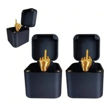 1pc Surprise Gift Box, Novelty Gag Gift Box, Funny Prank Box, Personalized Box, Adult Gag Pop-Up Gift Box, Amusing Prank Gift Box, Office Desk Decor, Christmas - Multicolor - View 2