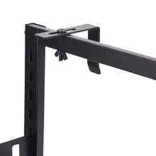 LIVINGANDHOME Living And Home Black Steel Over-The-Door Kitchen Pantry Organizer - Black&Rustic Brown  43cm W x 18cm D x 130cm H - View 9