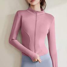 Women's Cooling Hoodie For Running & Hiking - Long Sleeve Shirt Jacke - Hồng - Xem 2