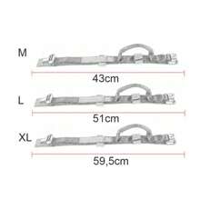 Military Tactical Dog Collar Adjustable Heavy Duty With Handle Pet Training Large/Medium Size LR-0239 - 黑色 - 查看 9