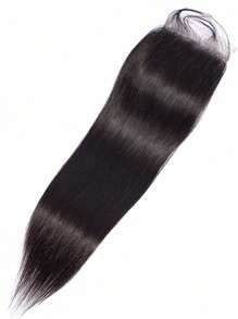 4x4 Transparent Lace Frontal Brazilian Natural Color Straight Frontal Closure Human Hair Unprocessed Virgin Human Hair With Baby Hair 8-20 Inch - SNatural - View 5