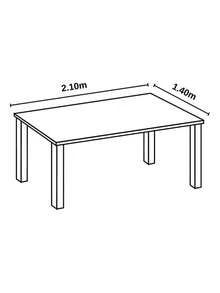 LUANE THERMAL Tablecloth 1.40mx2.10m Print 01 - Nhiều màu - Xem 5