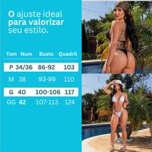 Biquíni Cortininha Calcinha Fio Dental De Asa Delta Com Bojo Praia Bumbum Verão Biquini Exclusivo - Verde - Visão 4