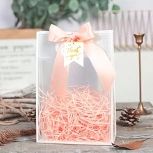 1 sản phẩm bao gồm Thẻ, Raffia, Ruy băng, Túi quà bằng nhựa PVC, Túi xách đựng kẹo cưới, Túi đựng quà lưu niệm, Túi đựng đồ ăn trưa, Giáng sinh. - Nhiều màu - Xem 5