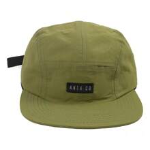 Anth Co Strapback 5 Panel Waterproof Straight Brim Cap - Verde - Ver 4