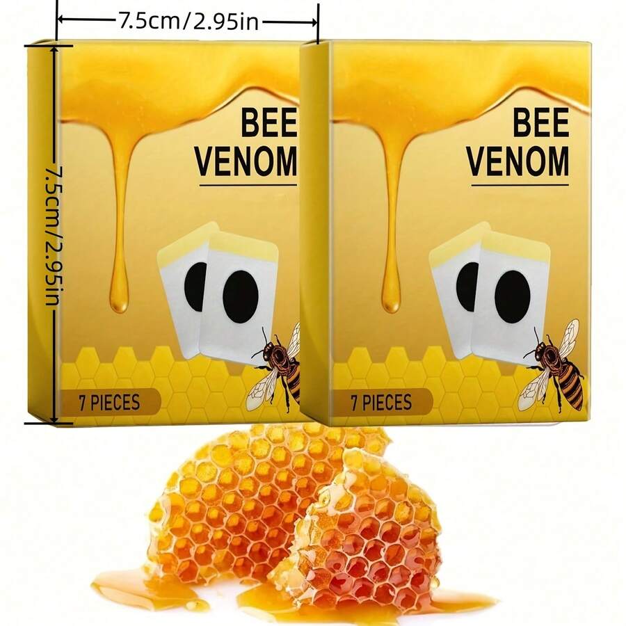 7 件/包女性身体护理肚脐贴，女性保健贴 - 米色 - 查看 1