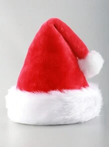 1 套假胡子假发帽，圣诞老人服装，带长卷曲合成假发和胡子，蓬松圣诞帽，涤纶纤维，逼真的圣诞配饰，非常适合节日服装 - 彩色 - 查看 7