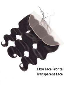 13x4 Transparent Lace Frontal Brazilian Natural Color Body Wave Frontal Closure Human Hair Unprocessed Virgin Human Hair With Baby Hair 8-20 Inch - SNatural - View 5
