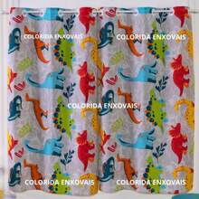 Curtain 2.00 X 1.70 Children's Room Decoration For Girls / Boys - Grey - View 2