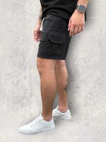 Kit 3 Cargo Bermuda Shorts In Premium Linen - Baby Blue - View 7