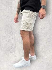Kit 3 Cargo Bermuda Shorts In Premium Linen - Baby Blue - View 5
