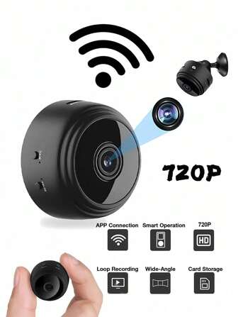 HD 720P Mini WiFi Observation Camera Micro Wireless Voice Capture Device For Home Awareness & Remote Viewing