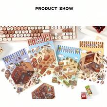 Self-Made Library, Sunshine Greenhouse Infeel.Me Open Series PET Stickers Cute Cartoon Planner DIY Scenery Decor Stickers - Multicolor - View 15