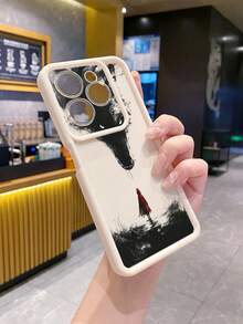 1 Ốp lưng điện thoại chống sốc họa tiết người sói trẻ em tương thích với iPhone/Galaxy/Infinix/Redmi/OPPO/VIVO/Honor/Oneplus - trắng - Xem 5