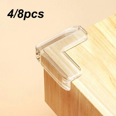 4/8 miếng bảo vệ cạnh bàn, vỏ bảo vệ chống va chạm cho các góc sắc nhọn
