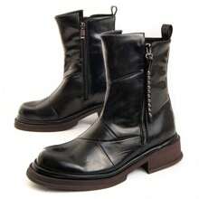 Montevita Women's High Heel Boot With Zipper Motta Estimated Delivery 2-3 Business Days (Peninsula) - Black - View 1