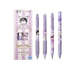 Caneta Esferográfica Apagável Sanrio Coulomb, Tinta Azul, Ponta Média de 0,5mm - Ideal para Uso em Escritório e Escola
