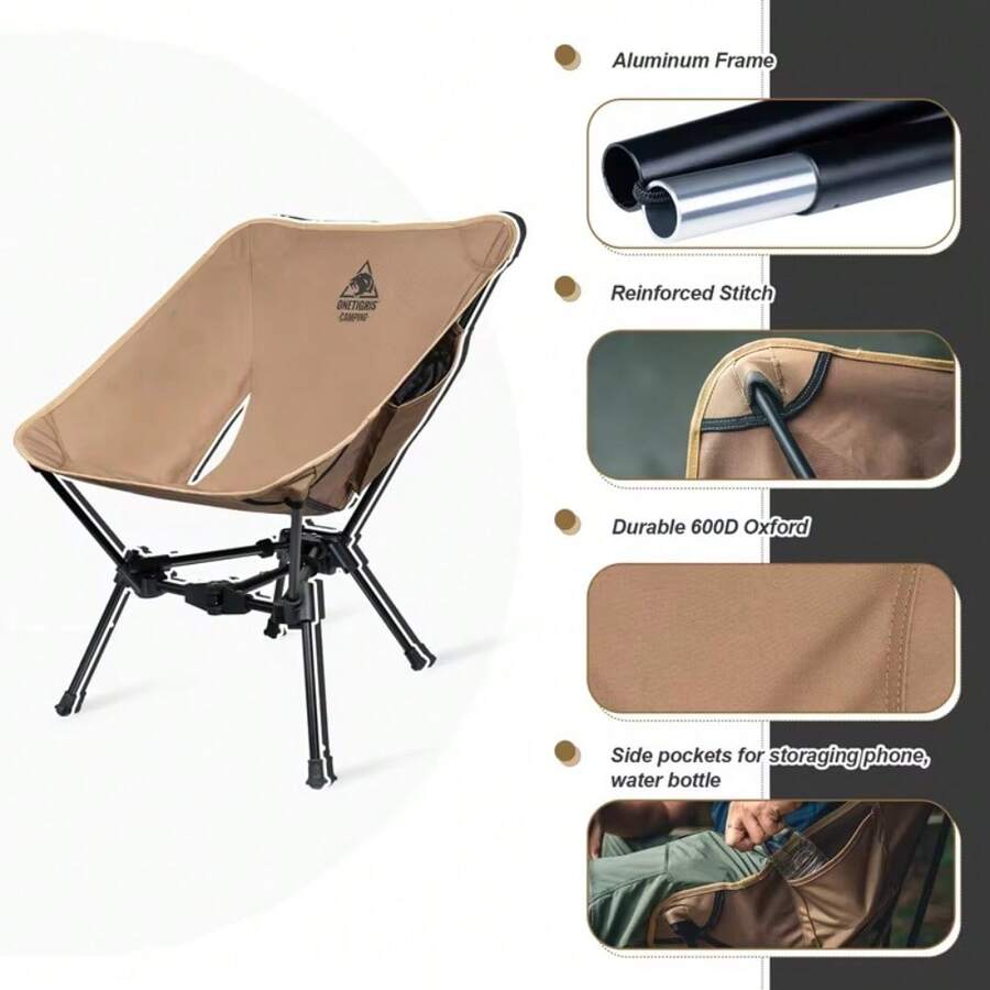 Tigerblade Camping Chair Foldable Outdoor Chair Triangle