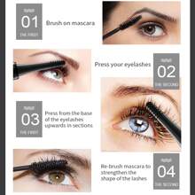 Máy uốn mi điện chất lượng cao Máy uốn mi điện dài có chức năng làm nóng, có thể sạc lại bằng USB - màu đen - Xem 4