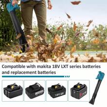 For 18V Makita Battery Cordless Leaf Blower 6 Speed Electric Leaf Blower Home US,Garden Tools