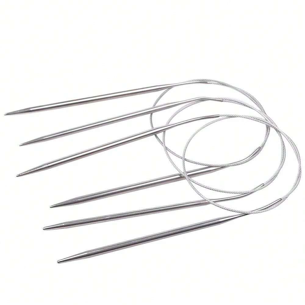 210mm Stainless Steel Circular Knitting Needles Crochet Needles For