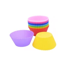 Cupcake Mini Muffin Baking Molds Kit 24 - 彩色 - 查看 6