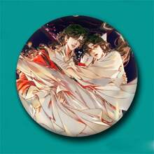 1 件天官赐福动漫东华周边吊坠 58MM 胸针哑光徽章派对礼物 - 彩色 - 查看 4