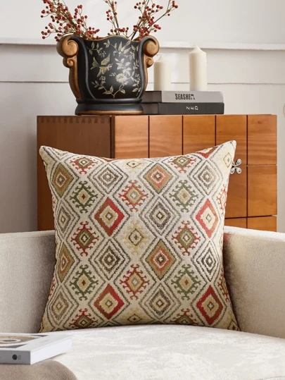 1ชิ้น/2ชิ้น เซ็ต, ปลอกหมอนอิงผ้ากำมะหยี่และผ้า Jacquard หลากสี (ไม่รวมไส้หมอน), ปลอกหมอนอิงสไตล์โบฮีเมียน, ปลอกหมอนอิงกำมะหยี่เนื้อนุ่มและสบาย, เหมาะสำหรับตกแต่งโซฟา, ห้องนอน และเครื่องนอน, ใส่ได้ทุกฤดูกาล