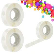 5 件装透明气球胶，双面点胶无痕，可重复使用/多用途/不粘，适用于生日装饰/婚礼、周年纪念装饰/手工 DIY/照片墙制作 - 透明 - 查看 2