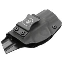 WARRIORLAND Funda para pistola M&P Shield de 9mm, funda interna de Kydex IWB que se ajusta a la Smith & Wesson M&P Shield Plus / M2.0 / M1.0 de 9mm/.40, funda para llevar dentro de la cintura, ajuste de inclinación y retención, sin rasguños, sin bamboleo, diestra