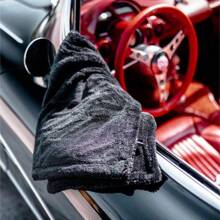 BLACKLINE TWISTED-LOOP DRYING TOWEL - Ultra Absorbant Car Drying Towel - Black - View 5