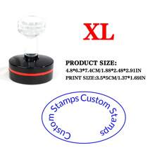 1 con dấu hình bầu dục tùy chỉnh, thiết kế con dấu tên cá nhân - nhiều màu - Xem 23