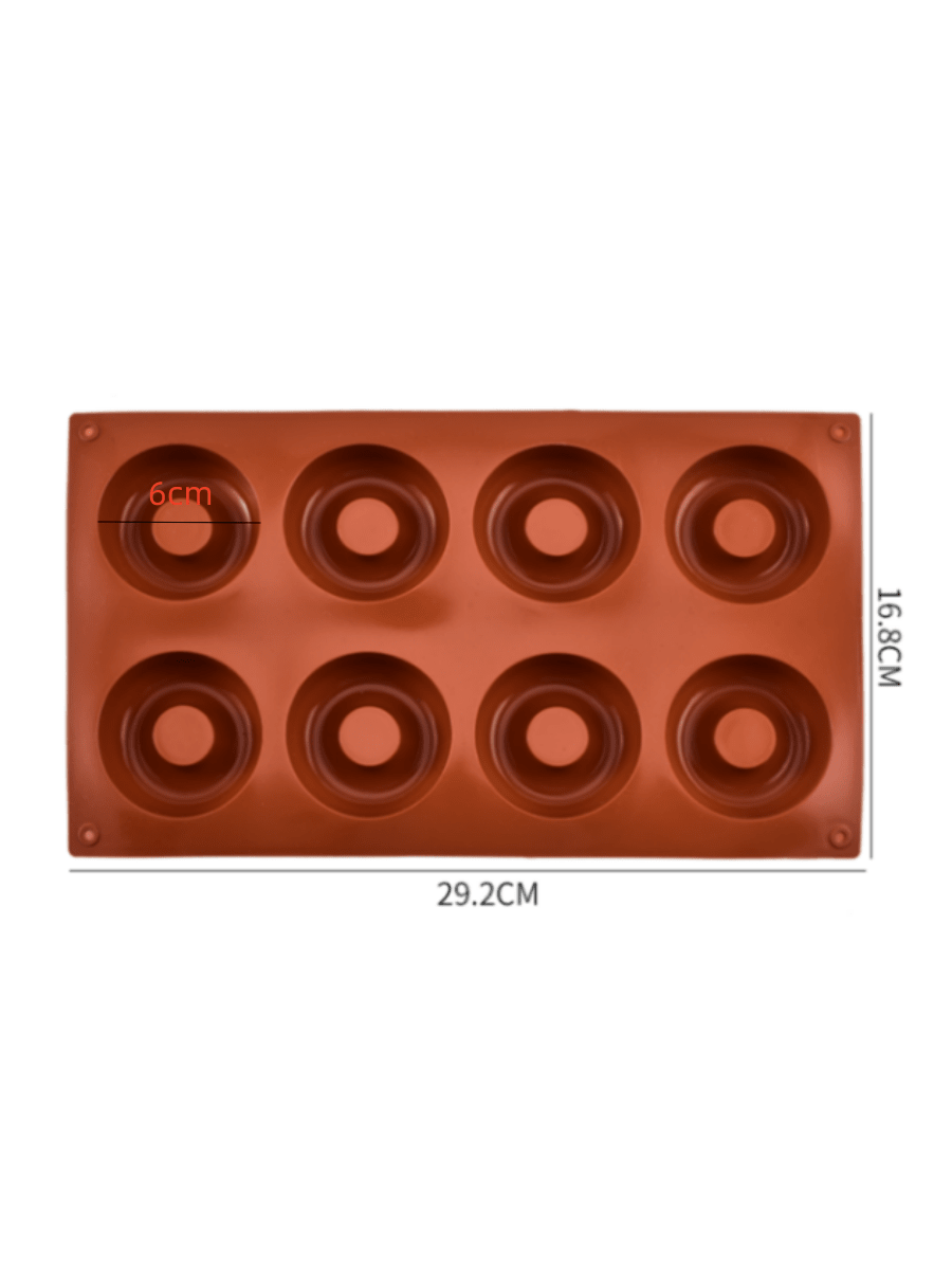 1 قالب سيليكون مقاوم للحرارة ب- 6 تجاويف بقياس 26*...