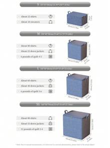 1PC Thickened, Large Capacity, And Super Load-Bearing Zippered Woven Storage Bag, Upgraded Clothing Storage Bag, Toy Storage Box, Miscellaneous Storage Box, Bedding Storage Bag, Dust-Proof And Moisture-Proof, Widened Handle, Comfortable Fabric, Foldable Design, Suitable For Storing Bedding, Clothes And Pants, And Miscellaneous Items At Home During Seasonal Changes Organizer Organization Closet Organizer Bedroom Dorm Essentials Clothes Organizer Room School Closet Organizers