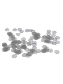500 件/包 304 不锈钢烟斗滤网，银色金属网过滤器，带边缘盖，适用于烟斗 - 耐用且易于使用 - 查看 4