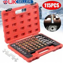 115PCS Oil Pan Thread Sump Repair Kit Gearbox Drain Plug Tool Set M13 - M22 Tool - Red - View 1