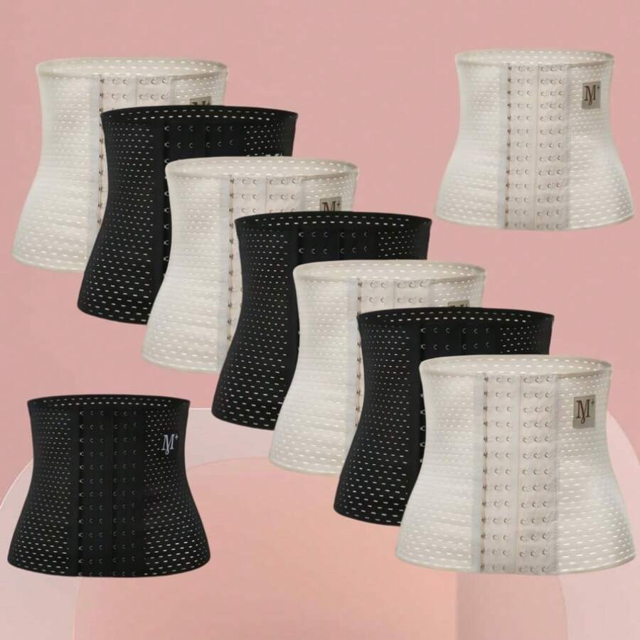 Z&D Lingerie Women's Elastic Shapewear Reducer Slims Waist Fitness Abdominal 889 - 黑色 - 查看 1