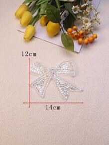 11 chiếc nơ thủ công ren pha lê đính hạt thêu thủ công phụ kiện may vá tự làm cho quần áo, váy cưới và trang phục trang trọng - nhiều màu - Xem 17