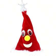 Dancing Ornament Plays Santa Claus Or Christmas Tree Plays Music And Dances - 紅色 - 查看 6