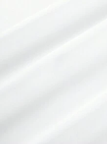 Women Half Slip Underskirt, Solid Color Elastic Waist Inner Lining For Midi Skirt - White - View 8